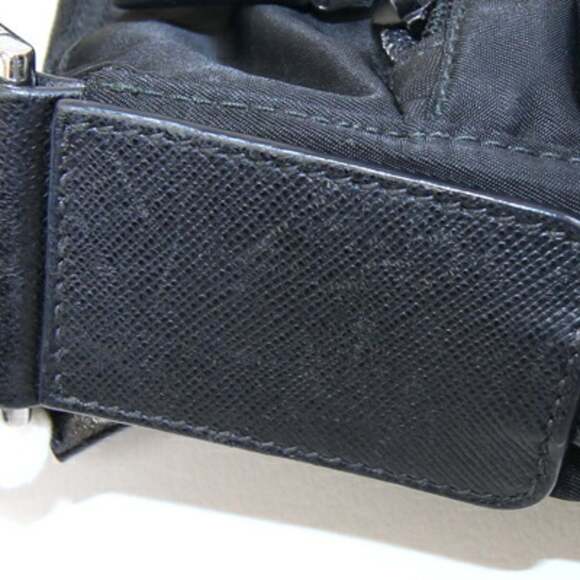 PRADA Black Leather Shoulder Bag - Picture 7 of 9